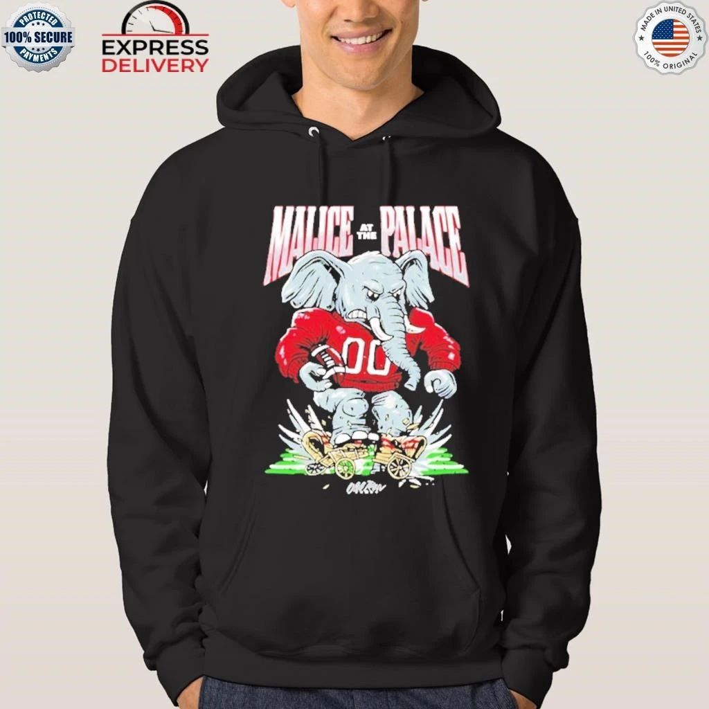 Alabama Rose Bowl Malice At The Palace Elephant Shirt