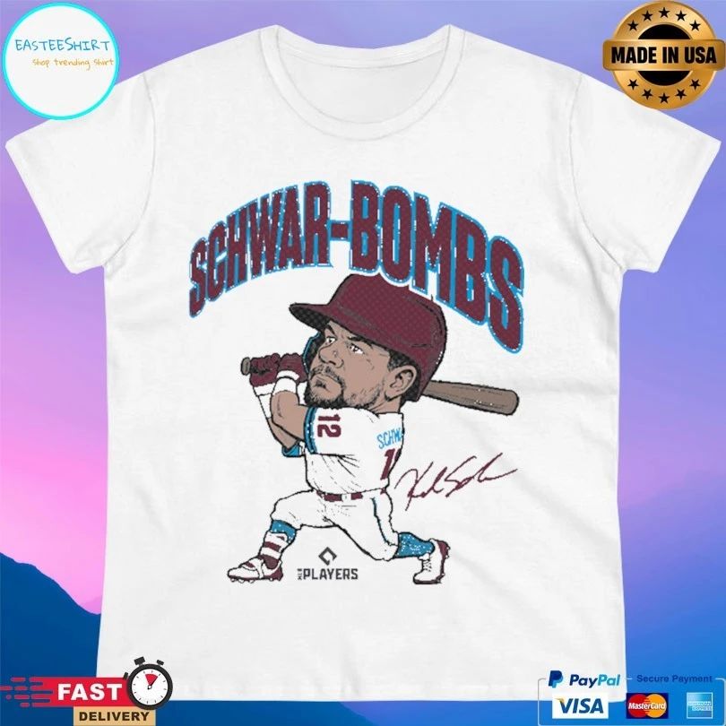 Kyle Schwarber Philadelphia Phillies Mlb Schwar-Bombs T-shirts