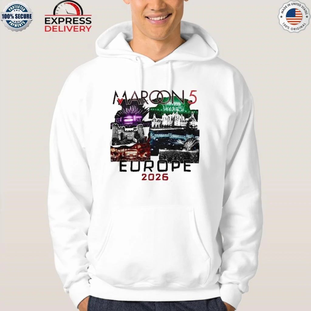 Maroon 5 Europe Tour 2026 Shirt