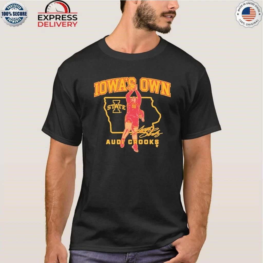 Iowa State Basketball Audi Crooks State Star Shirt