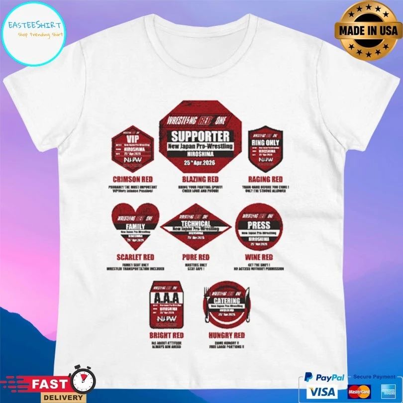 Wrestling Redzone In Hiroshima 2026 T-shirt