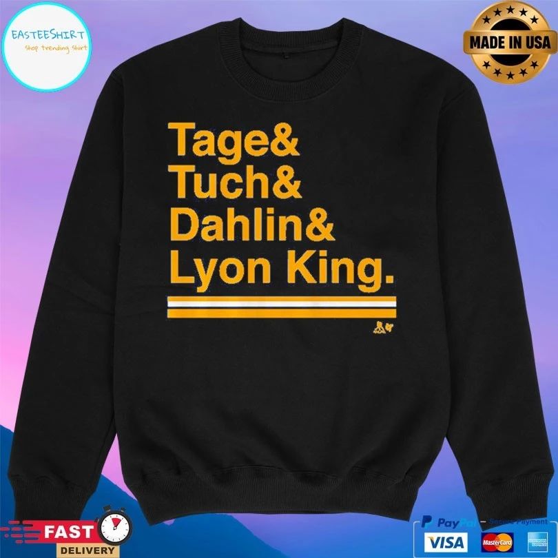 Buffalo Hockey Ampersand Tage And Tuch And Dahlin And Lyon King T-shirt