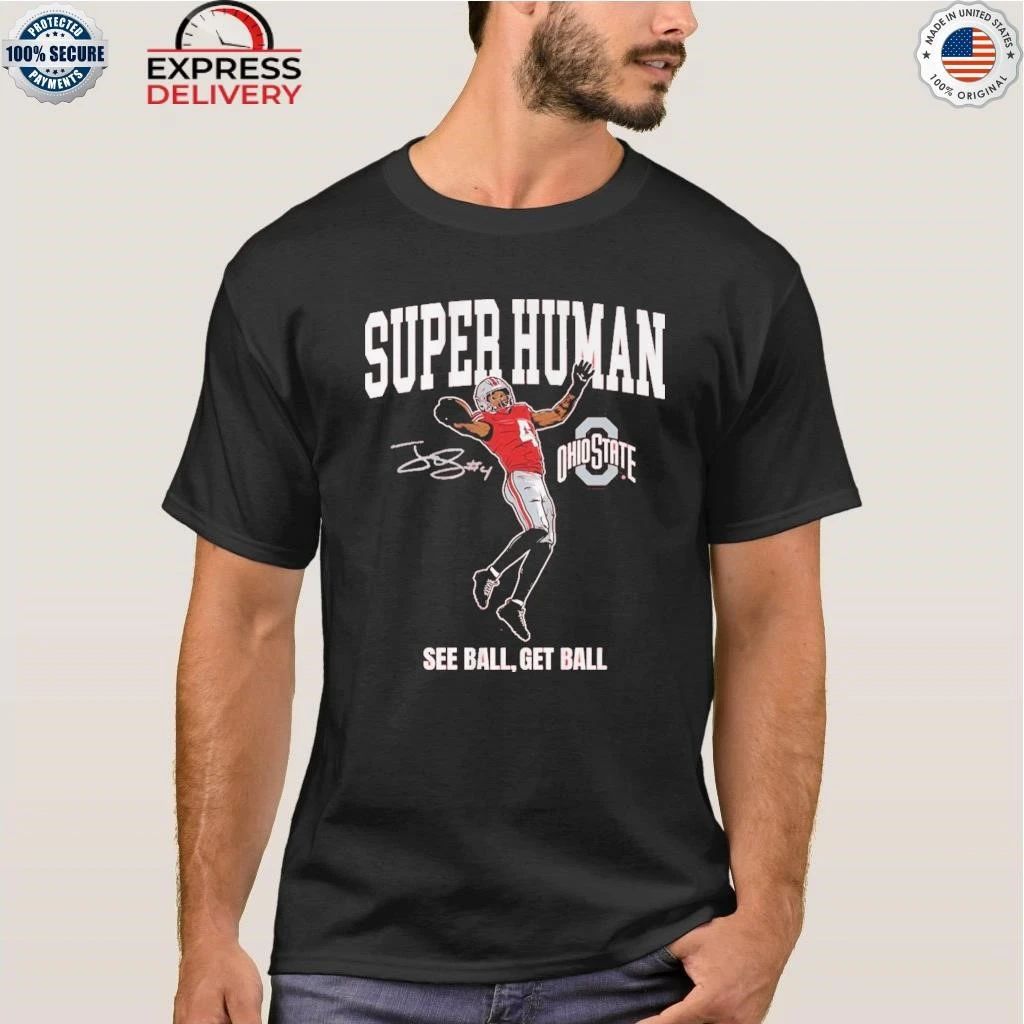 Ohio State Football Jeremiah Smith Superhuman Shirt