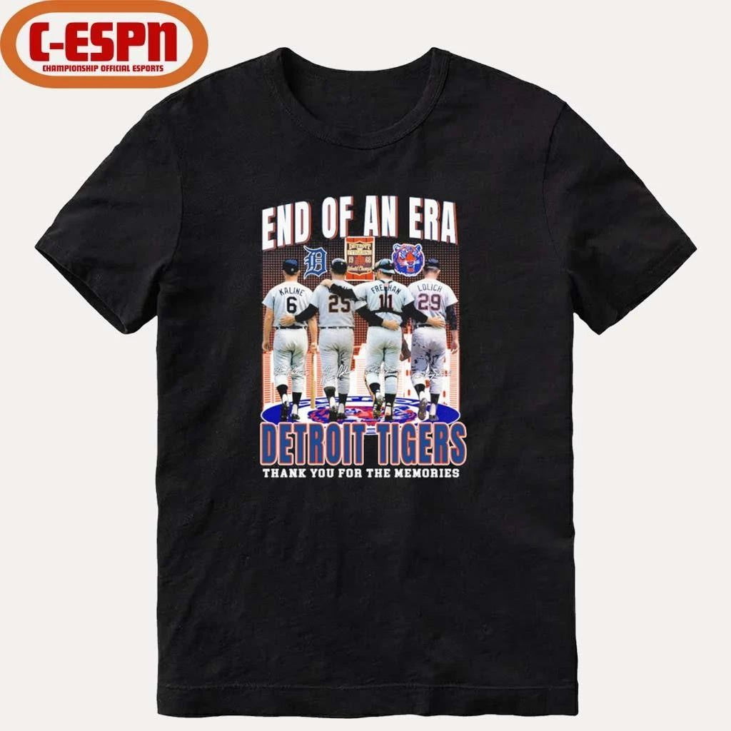 End Of An Era Detroit Tigers Legends Shirt