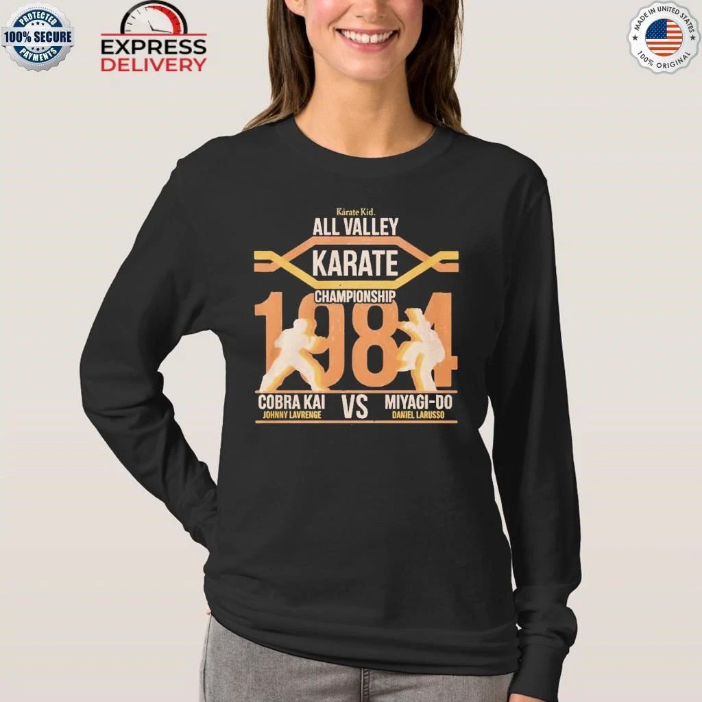 All Valley Karate Championship 1984 Cobra Kai Vs Miyagi Do Karate Kid Shirt