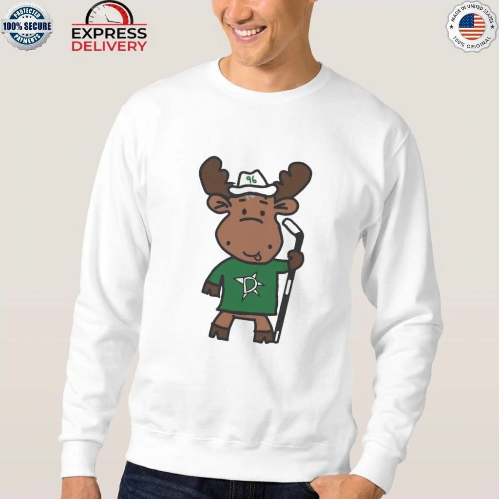 Dallas Stars Doodle Moose Shirt