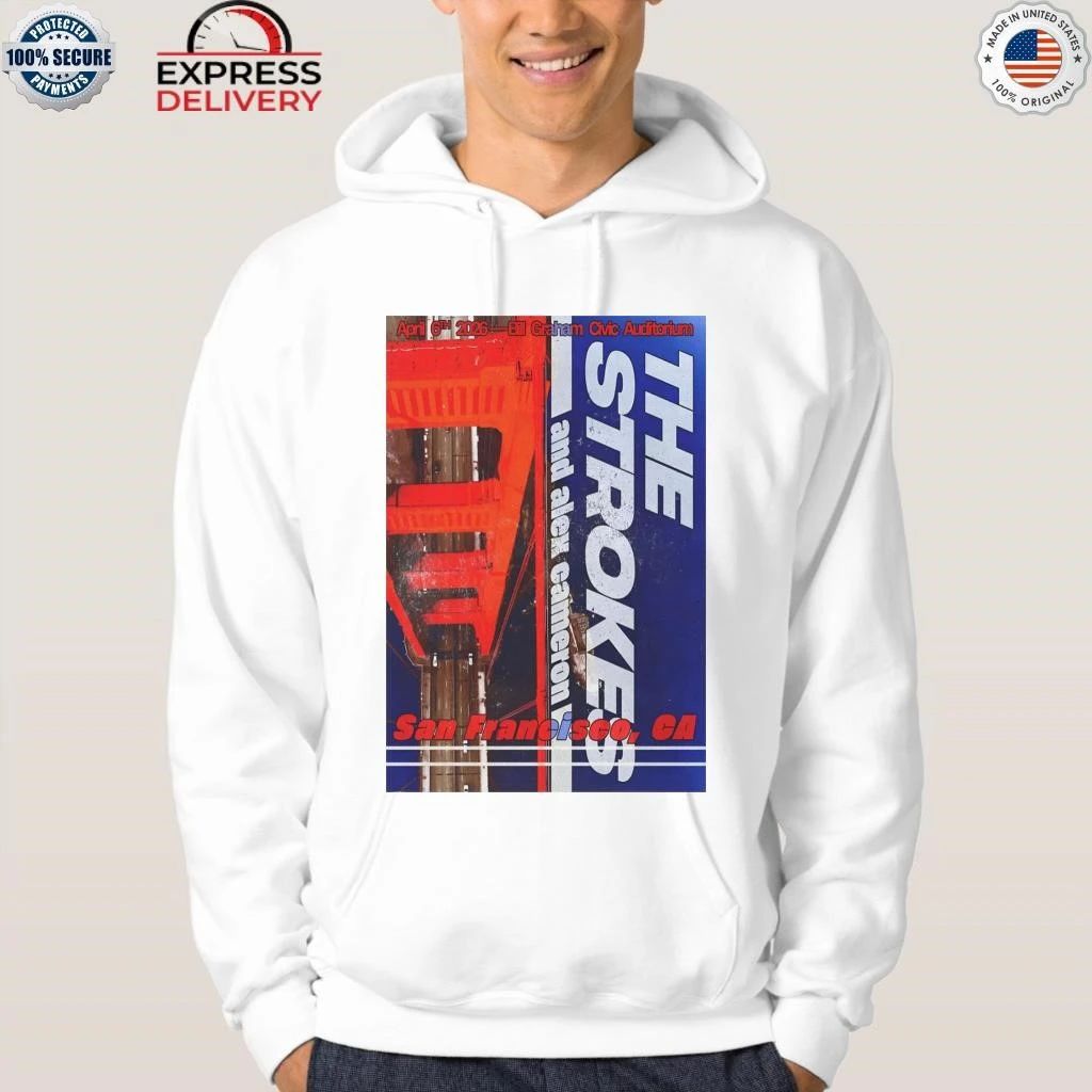 The Strokes At Bill Graham Civic Auditorium On Apr 6 2026 Shirt