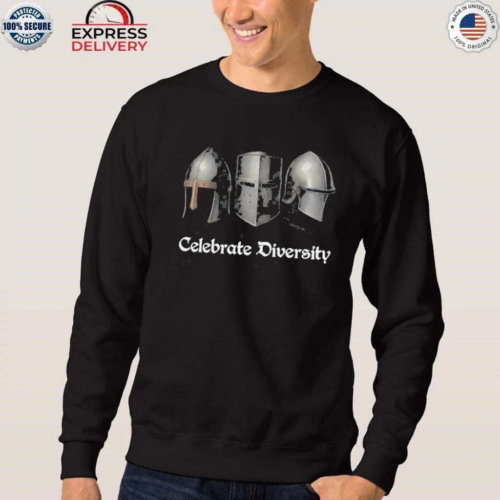 Medieval Helmets Celebrate Diversity Shirt