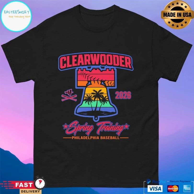 Clearwooder Spring Training 2026 Philadelphia Baseball T-shirts