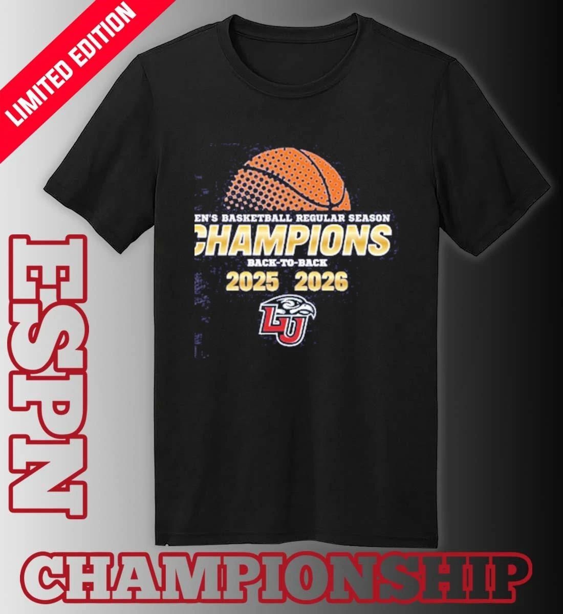 Liberty Men’s Basketball C-USA Back to Back Regular Season Champions T-Shirt