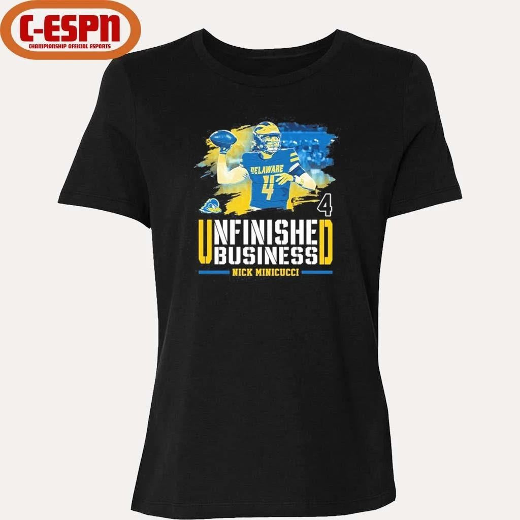 Delaware Nick Minicucci Unfinished Business Shirt