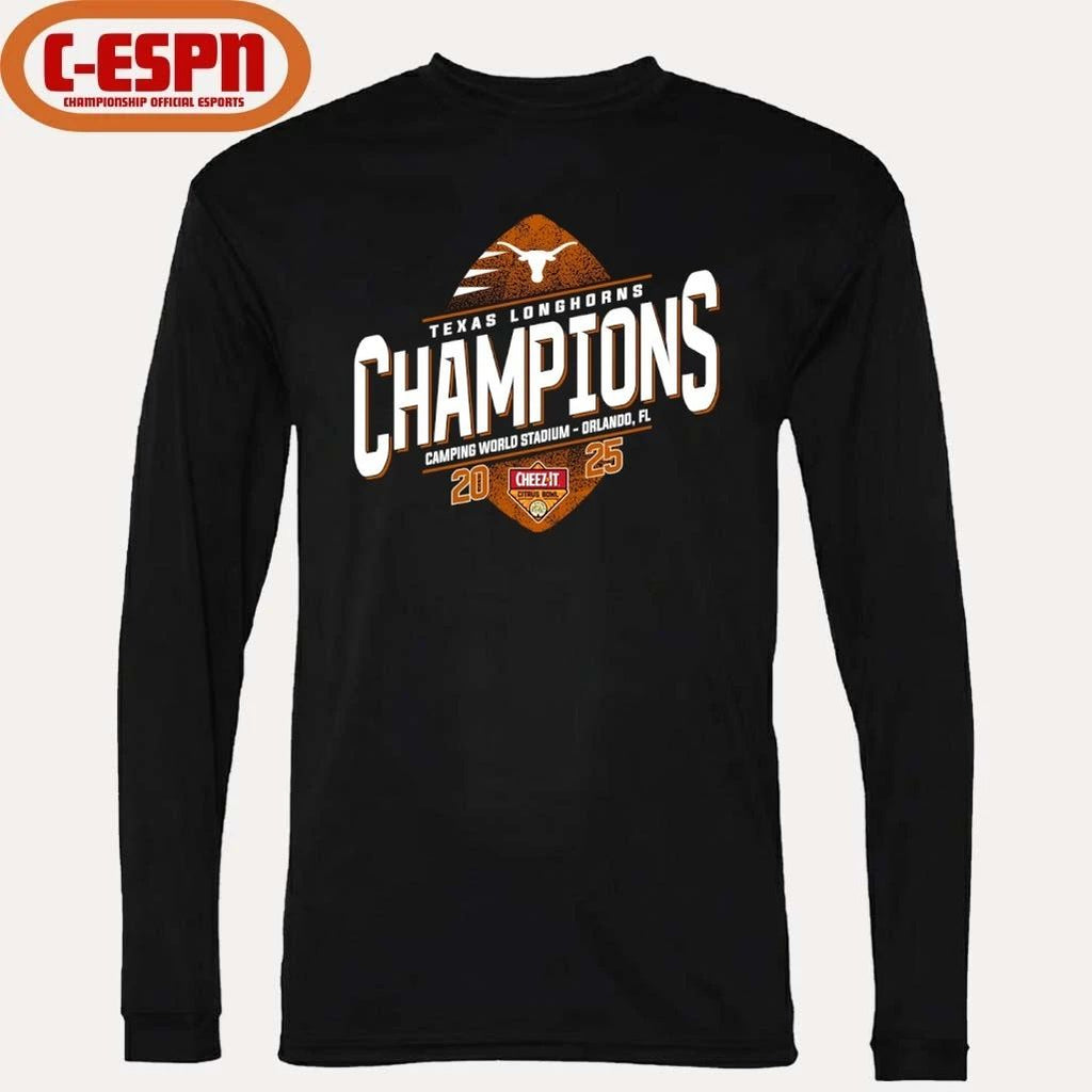 Texas Longhorns Cheez-It Citrus Bowl Champions T-shirt
