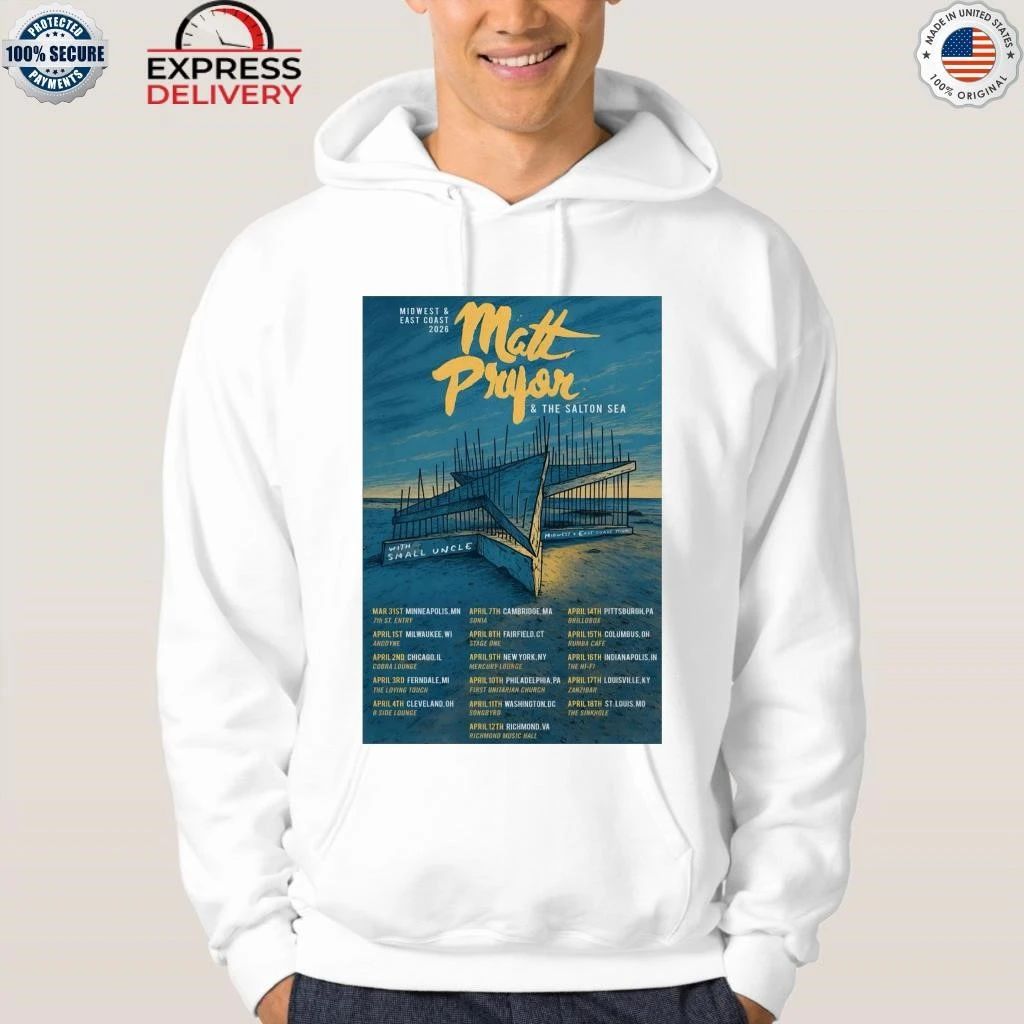 Matt Pryor Midwest And East Coast 2026 Tour Shirt