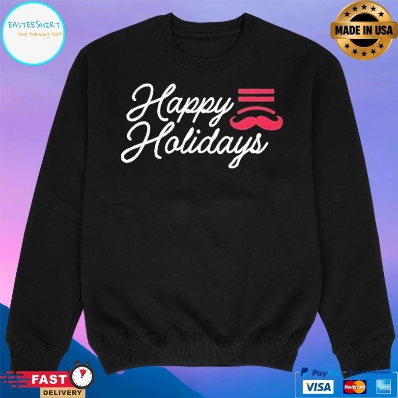 Happy Holidays Cincinnati Baseball T-shirts