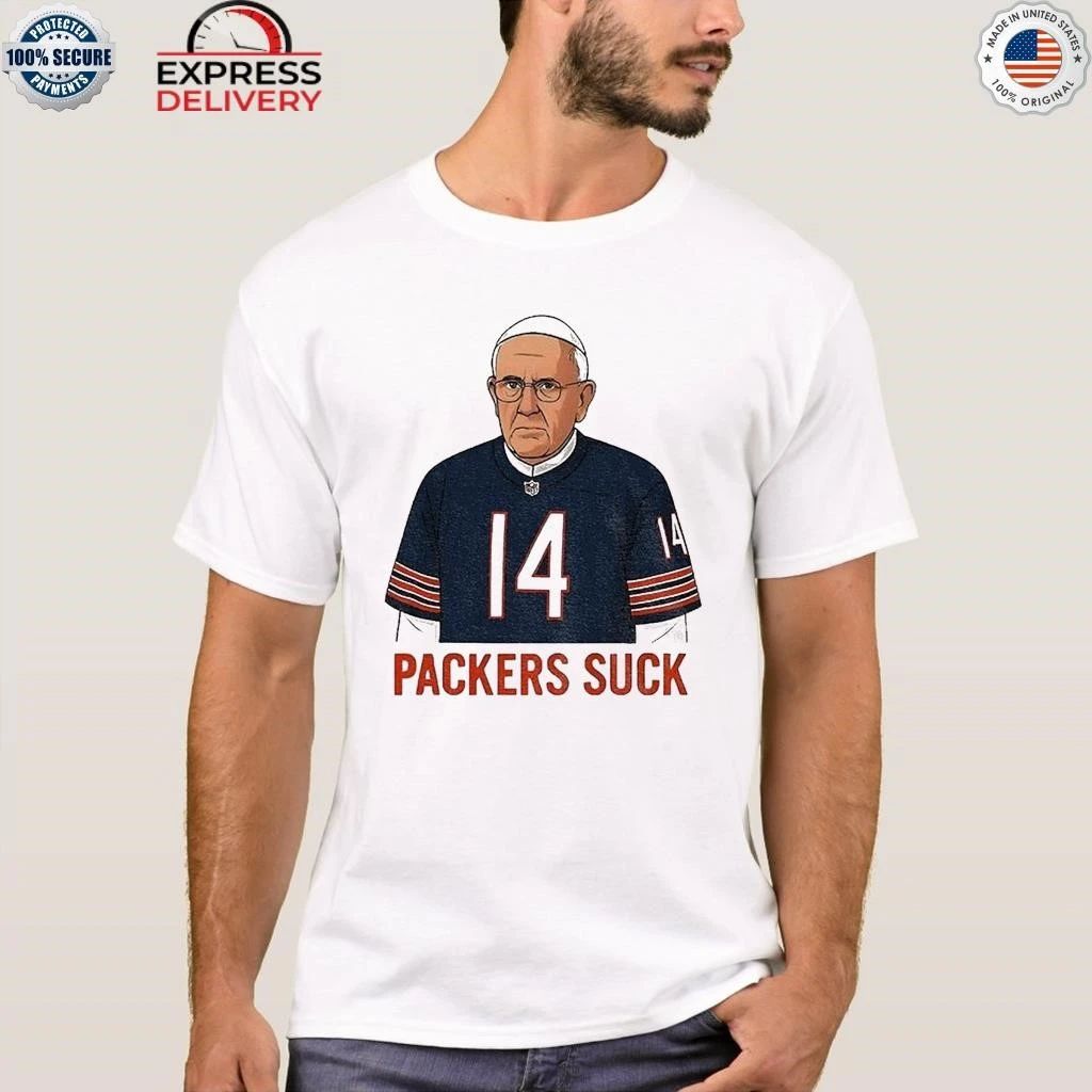 Bears Pope Packers Suck Shirt