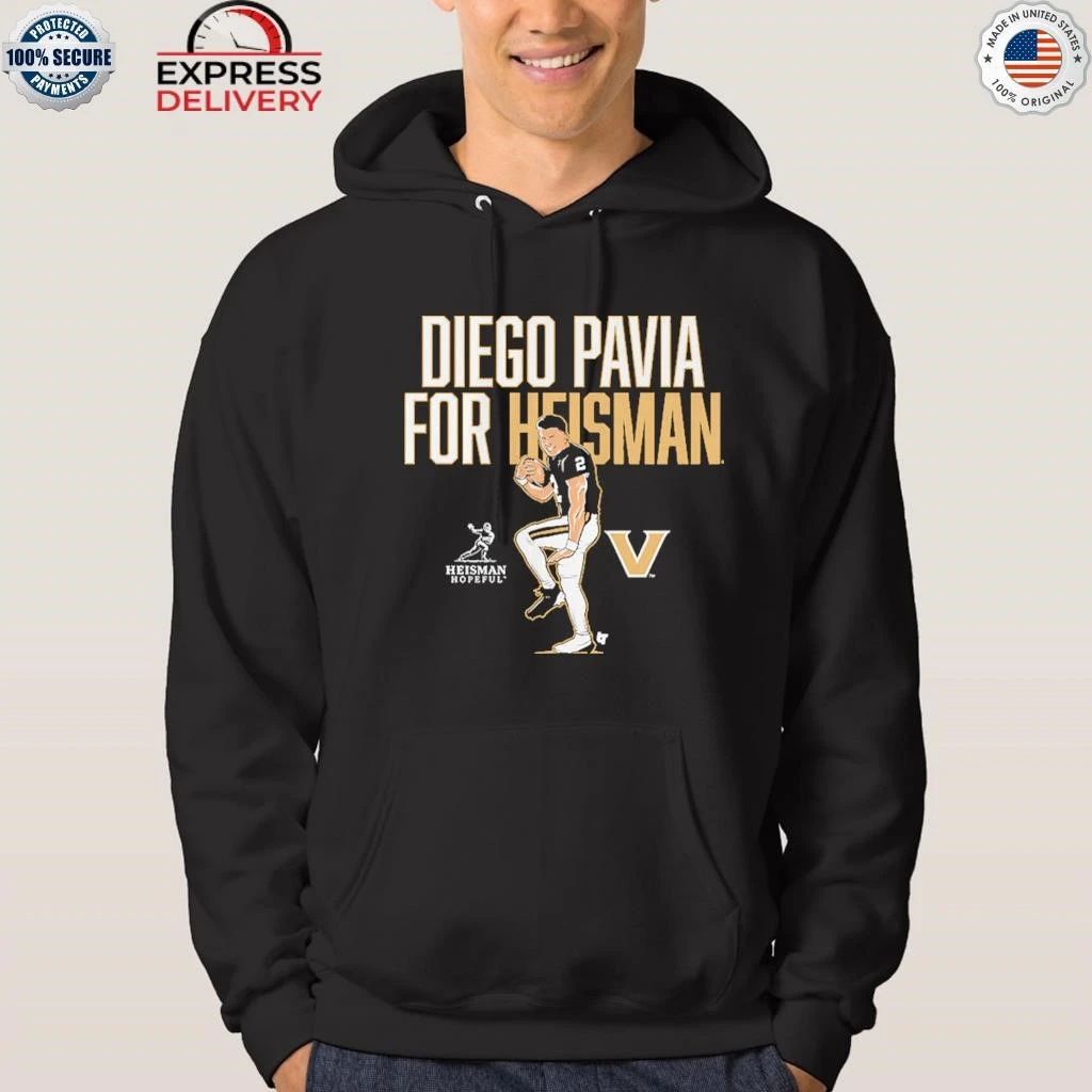 Vanderbilt Football Diego Pavia for Heisman Statue Pose Shirt