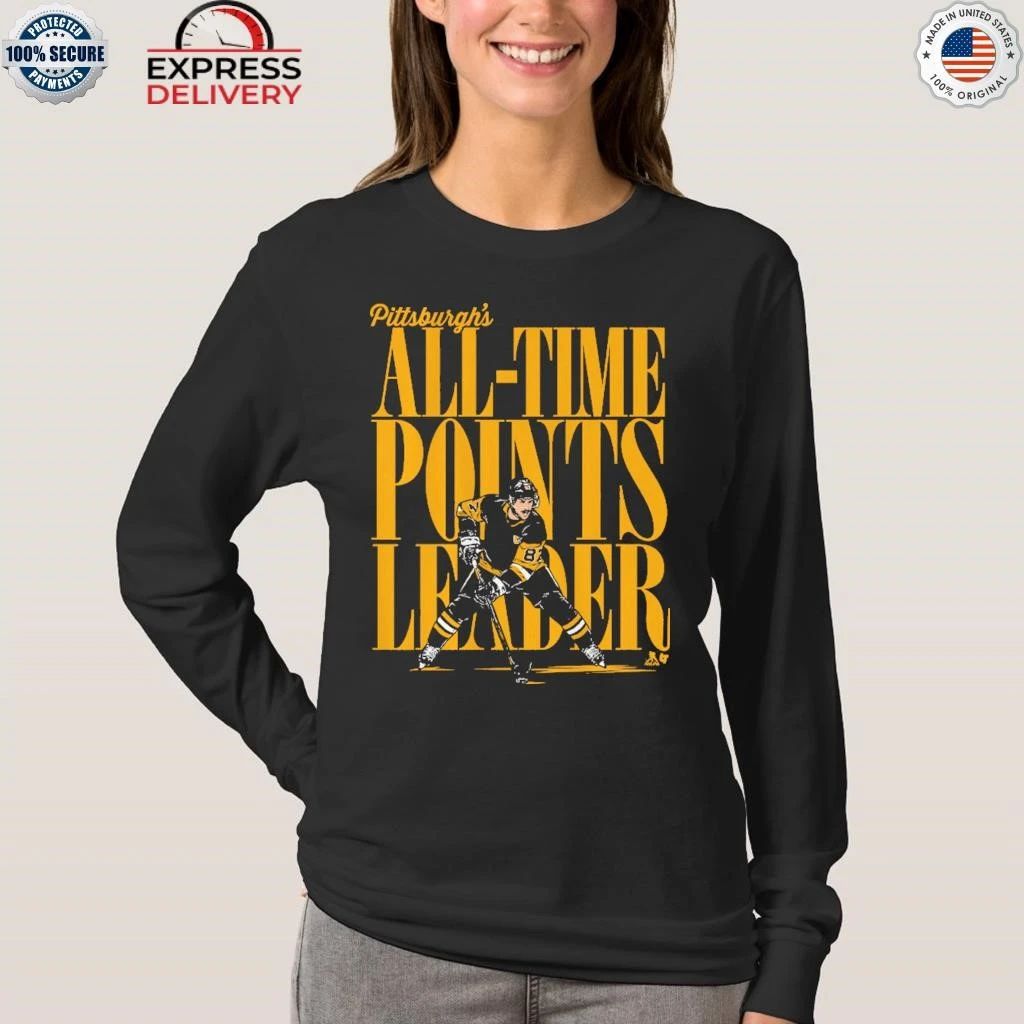 Sidney Crosby Pittsburgh All-Time Points Leader Shirt