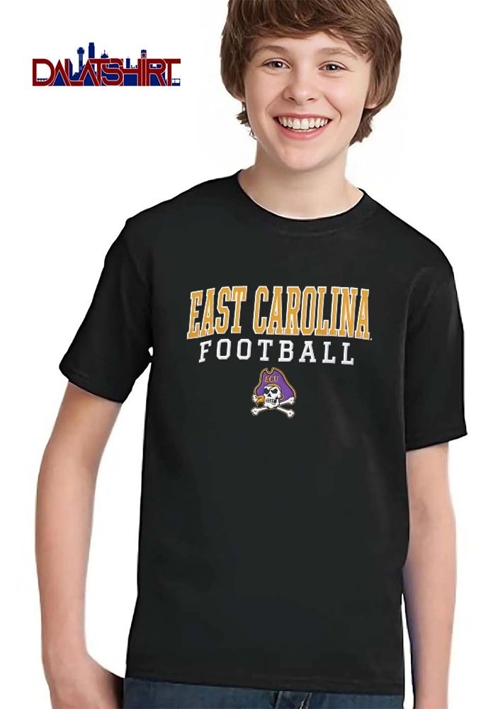 East Carolina Pirates NCAA Football Skull Hat Crossed Bones shirt