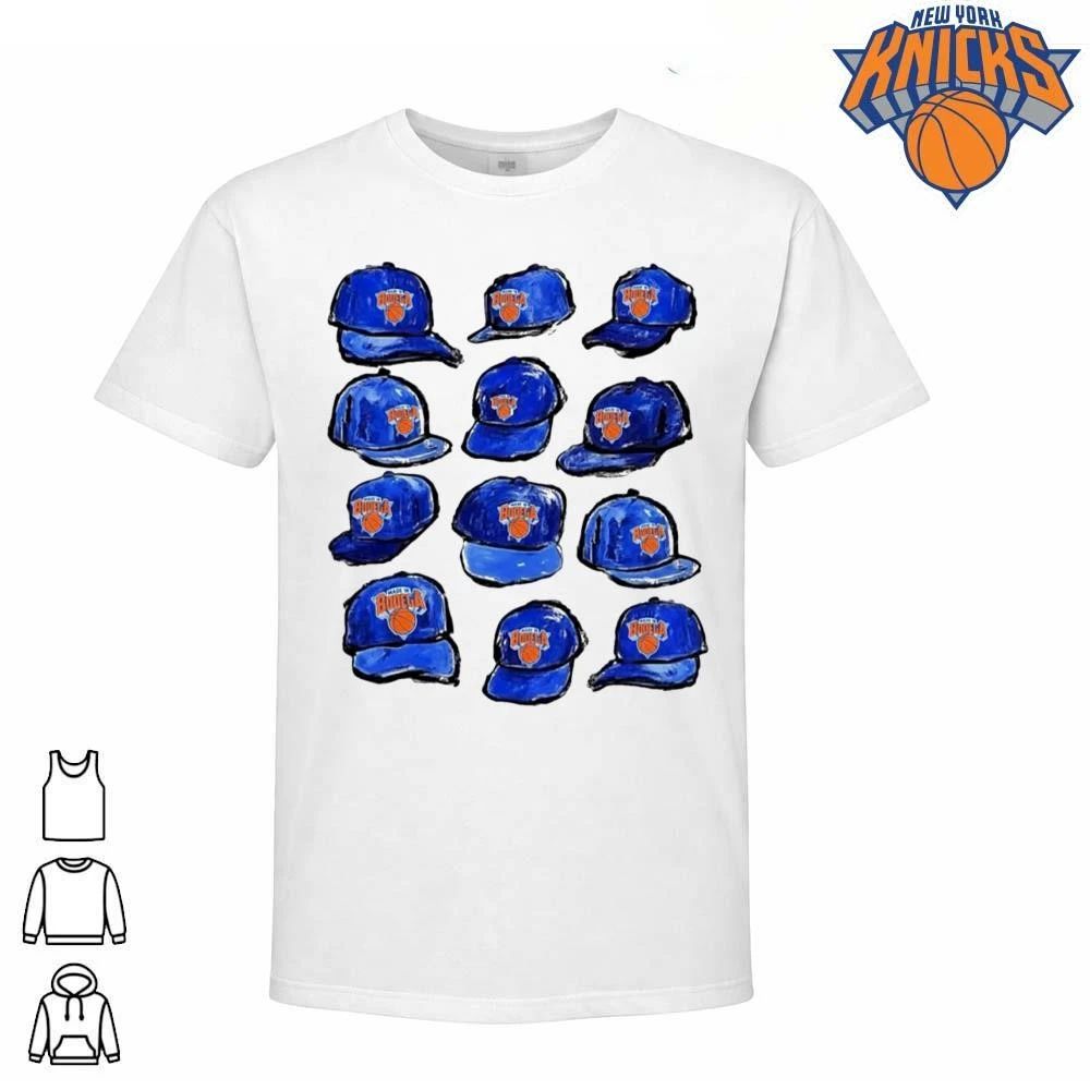 New York Knicks Made In Bodega Blue Caps NBA Finals 2026 Shirt