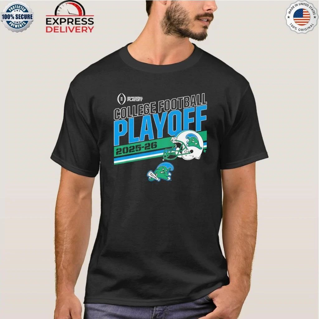 Tulane Football 2025 CFP Stripe Shirt
