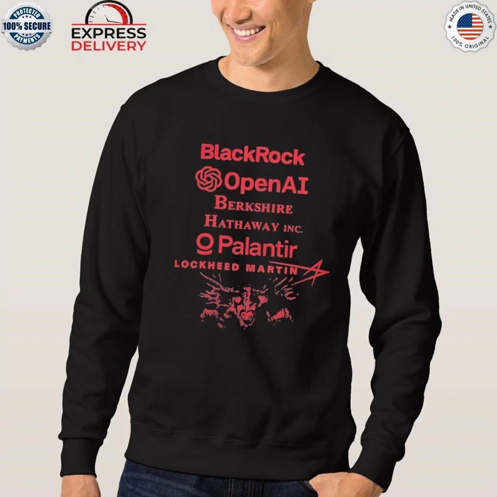 Blackrock Openai Berkshire Hathaw Inc Palantir Lockheed Martin Shirt