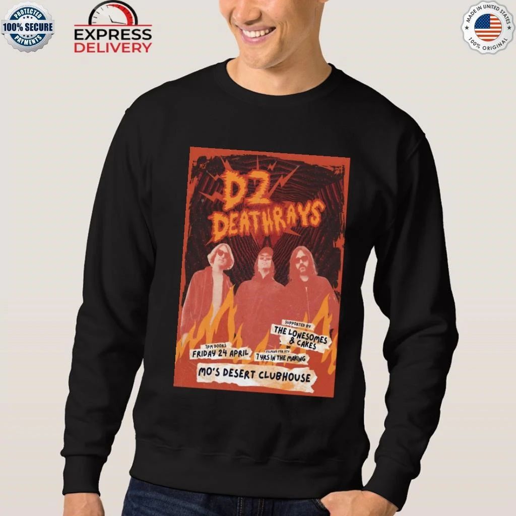 DZ DEATHRAYS Tour Burleigh Heads Australia On Apr 24 2026 Shirt