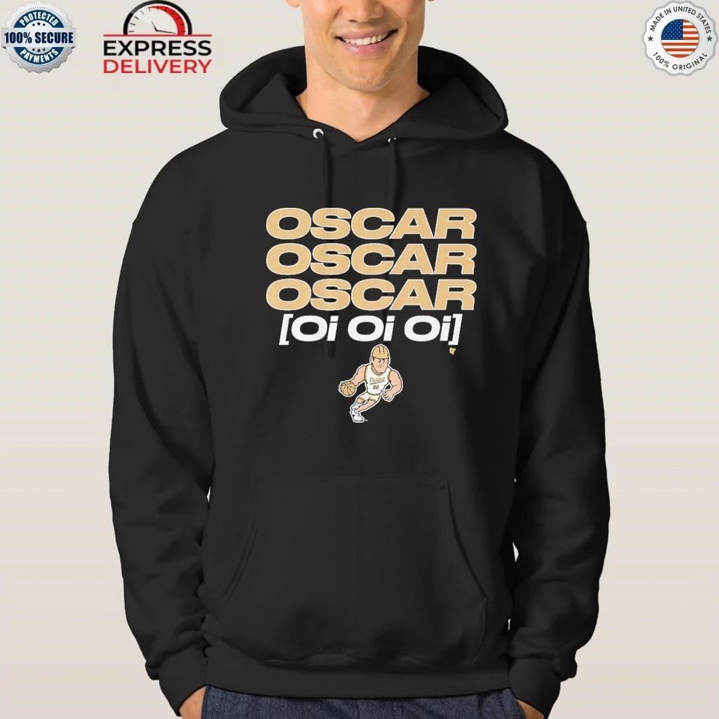 Purdue Basketball Oscar Cluff Oi Oi Oi Shirt