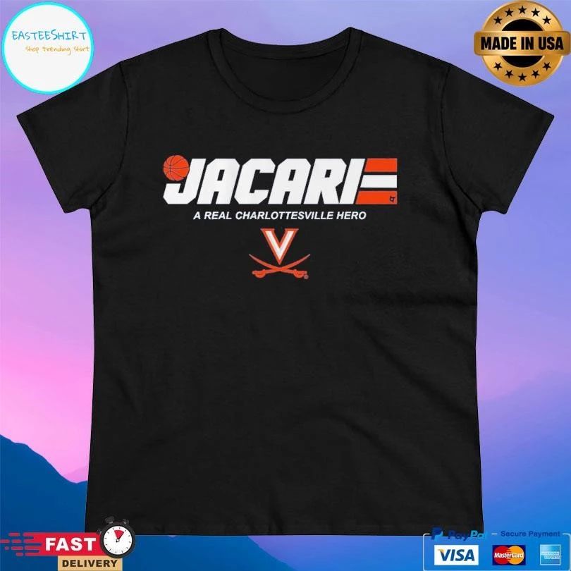 UVA Basketball Jacari White A Real Charlottesville Hero T-shirts