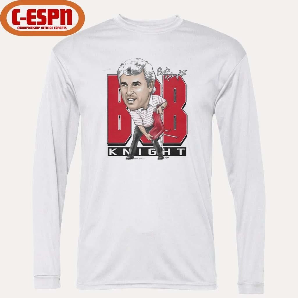 Bob Knight Chair Throw Caricature T-Shirt