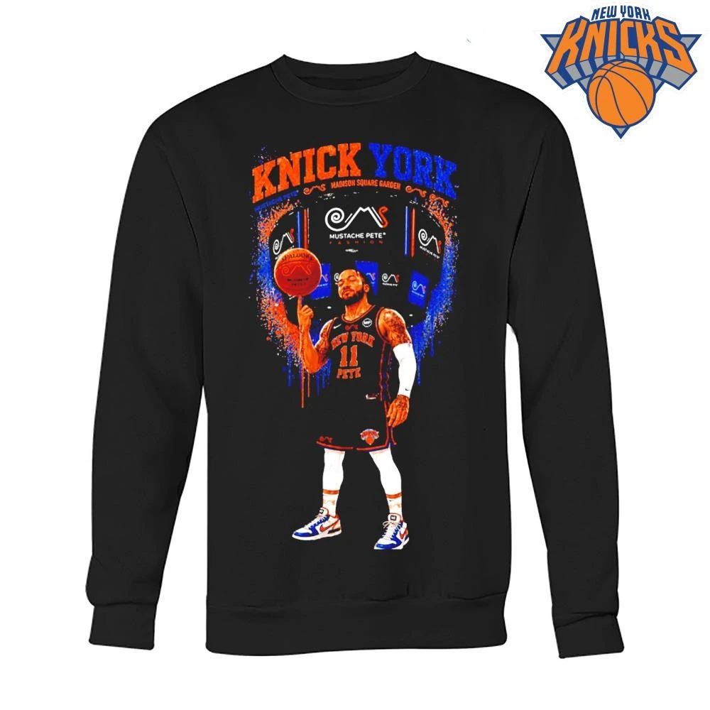 Knick York Jalen Brunson Madison Square Garden Mustache Pete Fashion NBA Finals 2026 Shirt