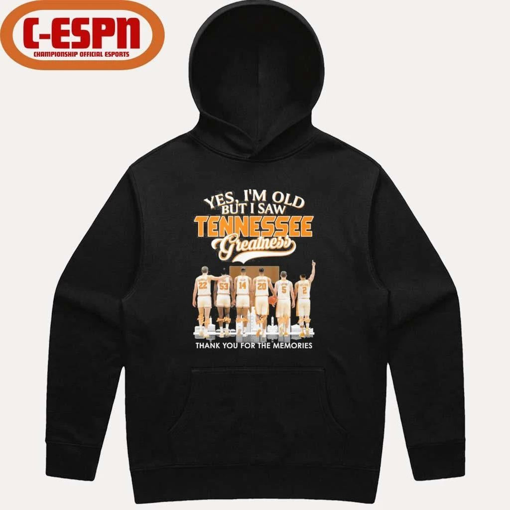Yes, I’m Old But I Saw Tennessee Men’s Basketball Greatness T-Shirt