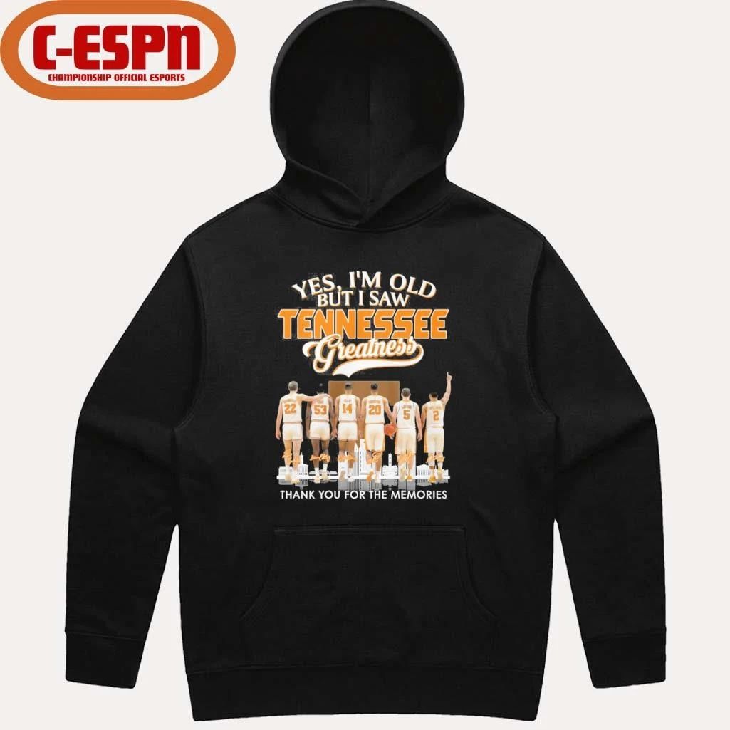 Yes, I’m Old But I Saw Tennessee Men’s Basketball Greatness T-Shirt