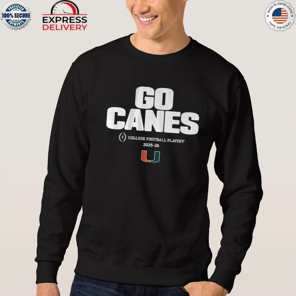 Miami Football 2025 CFP Team Slogan Shirt