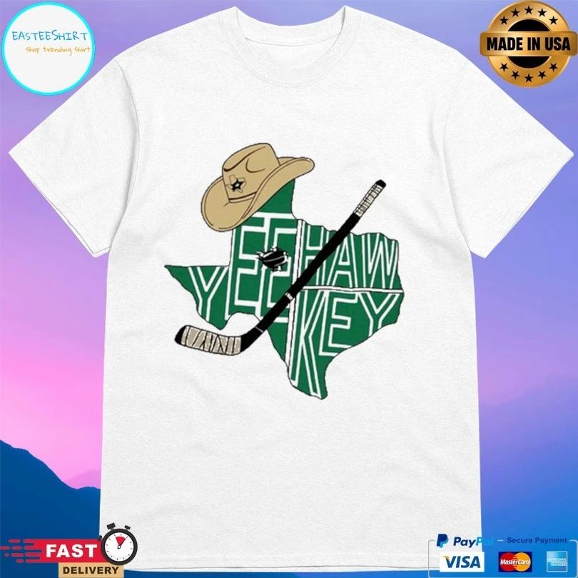 Yeehaw Key Dallas Stars Hockey T-shirt