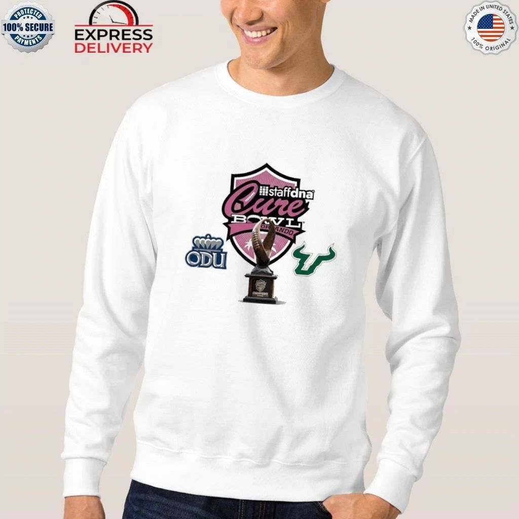 Staffdna Cure Bowl 2025 Matchup Old Dominion Monarchs Vs South Florida Bulls On December 17 2025 Shirt