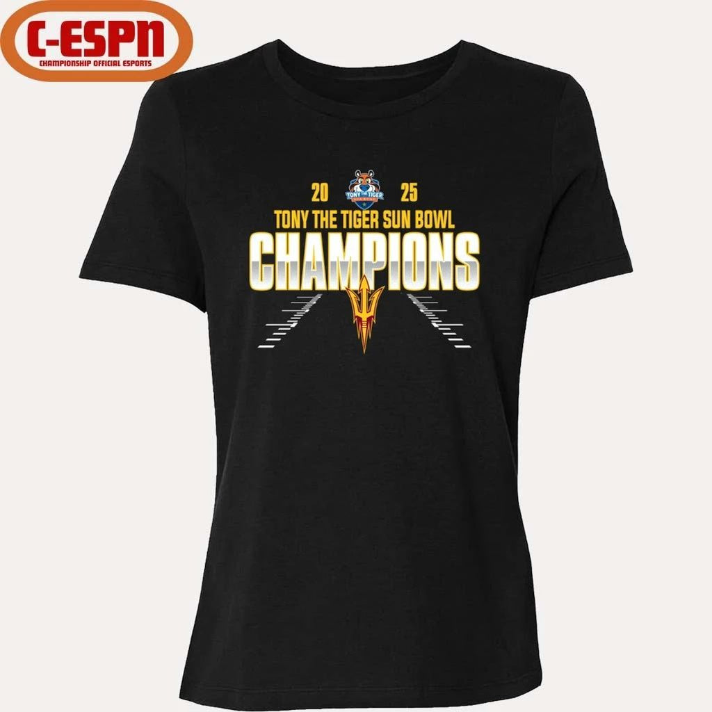Arizona State Sun Devils Sun Bowl Champions 2025 Shirt
