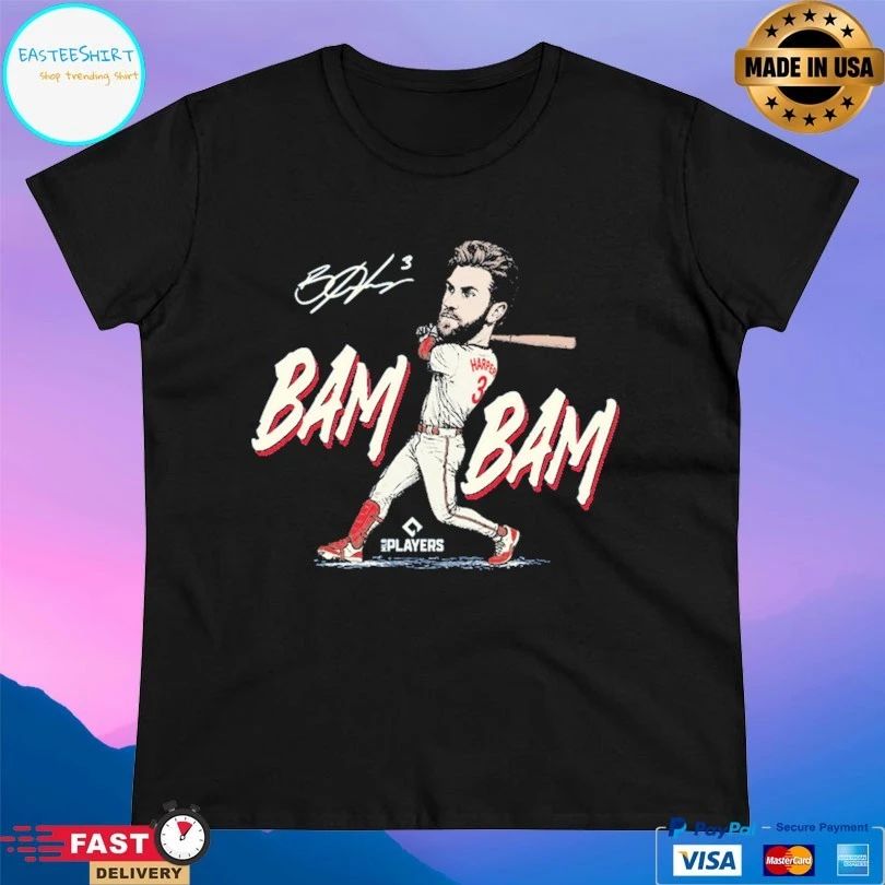 Bryce Harper Philadelphia Phillies Mlb Royal Bam Bam T-shirts