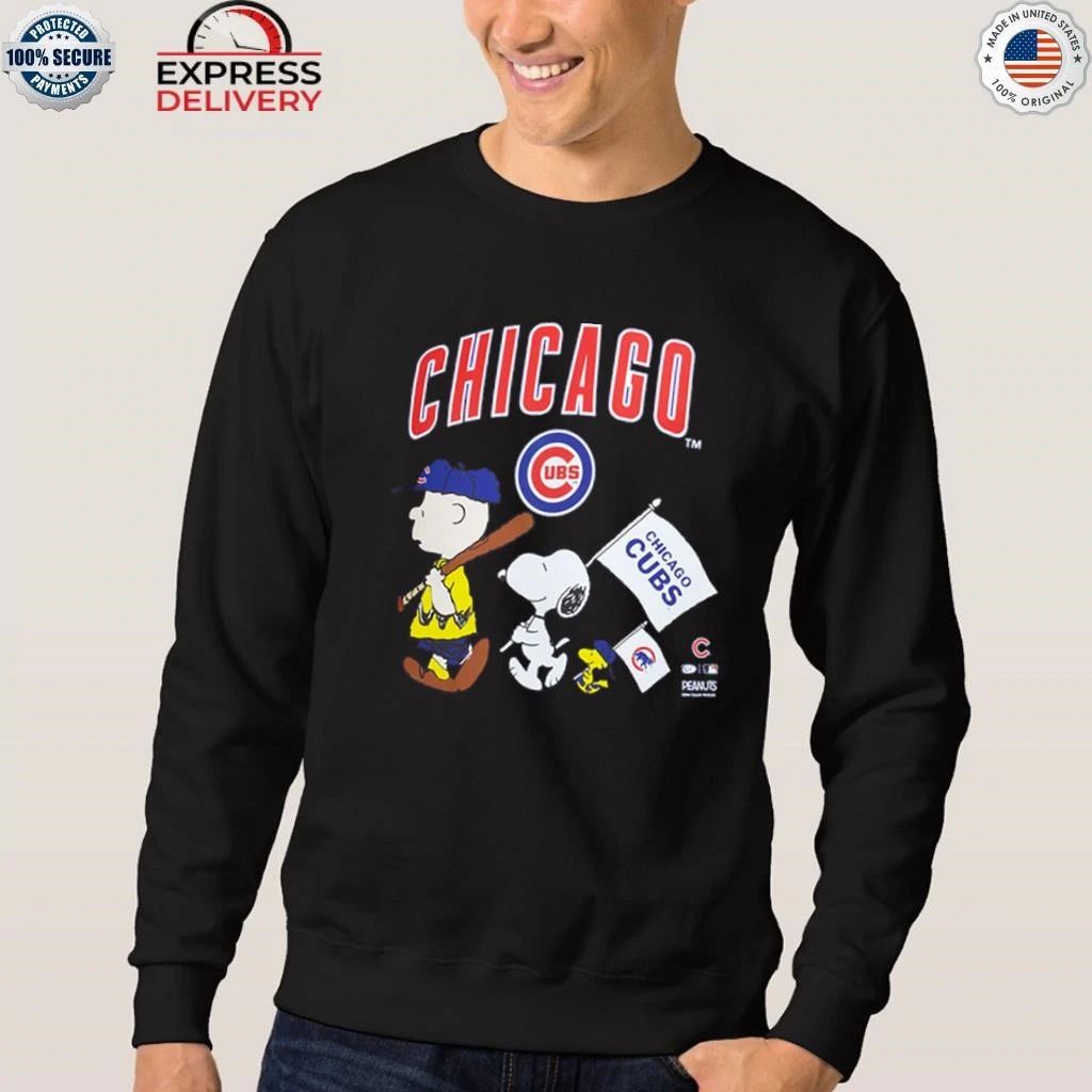 Chicago Cubs Peanuts Flag Shirt