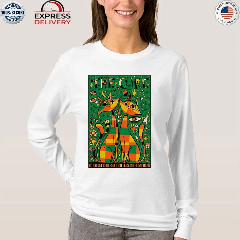 The Cure In Edinburgh Scotland On Aug 23 2026 Event Shirt