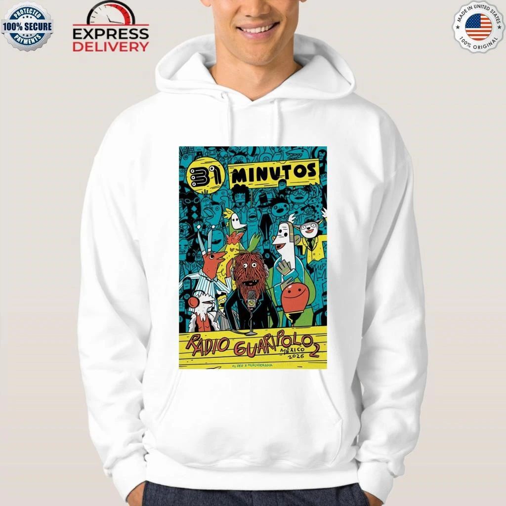 31 Minutos Radio Guaripolo 2 Mexico Tour 2026 Shirt