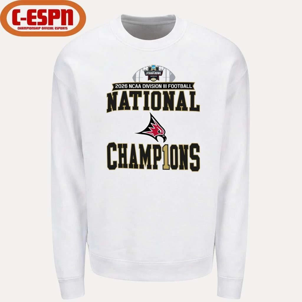 UW-River Falls 2026 NCAA DIII Football National Champions Locker Room T-Shirt