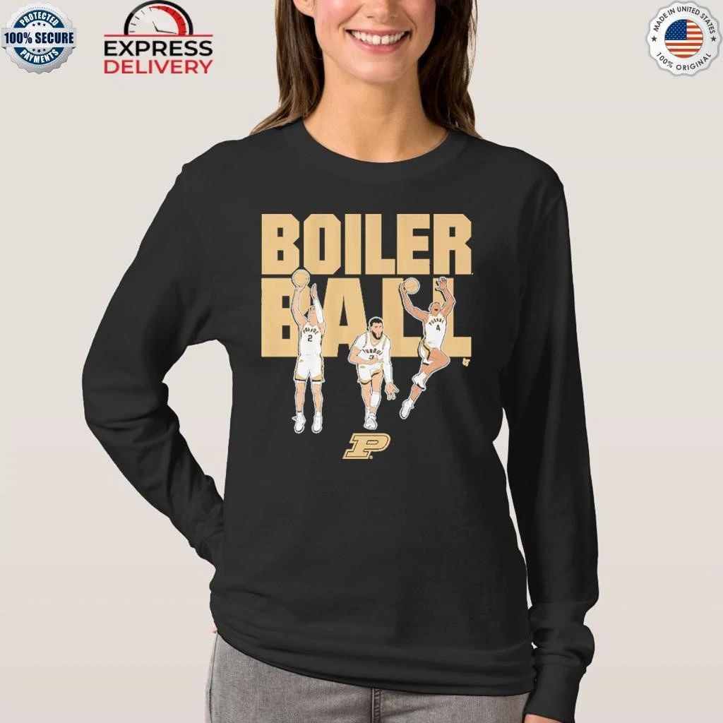Purdue Basketball Braden Smith, Fletcher Loyer, & Trey Kaufman-Renn Boiler Ball Shirt