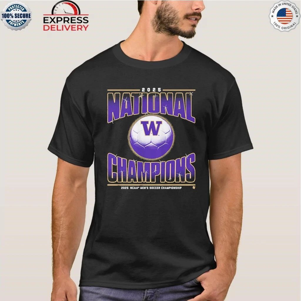 Washington Men’s Soccer 2025 National Champions Shirt
