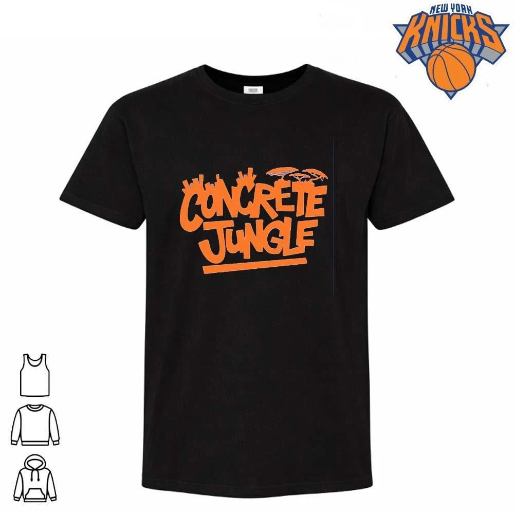 New York Knicks Concrete Jungle Retro Basketball Streetwear Graphic Tee NBA Finals 2026 Shirt
