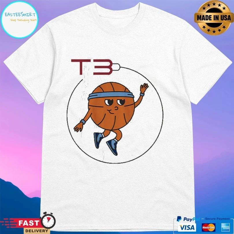 T3 Basketball Logo T-shirts