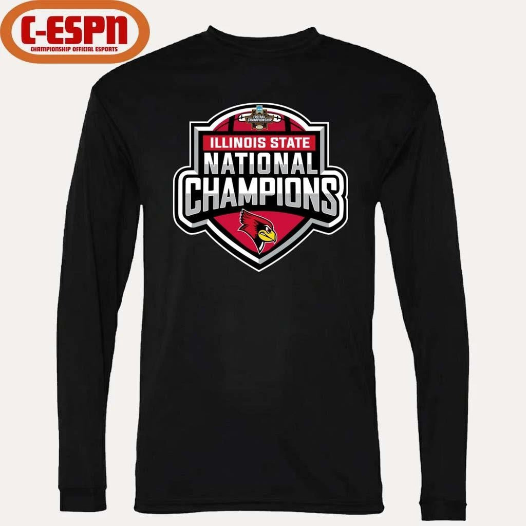 Illinois State Redbirds NCAA DI Football National Champions Logo T-Shirt