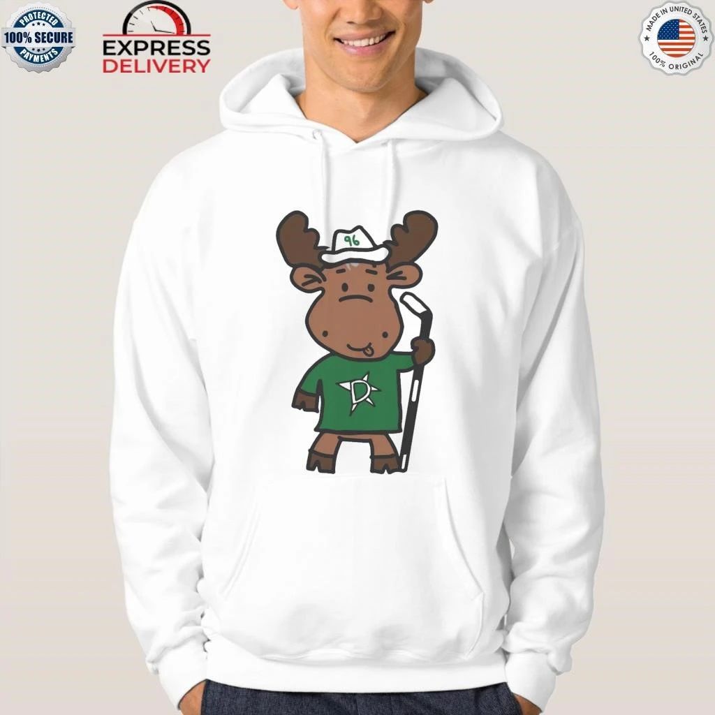 Dallas Stars Doodle Moose Shirt