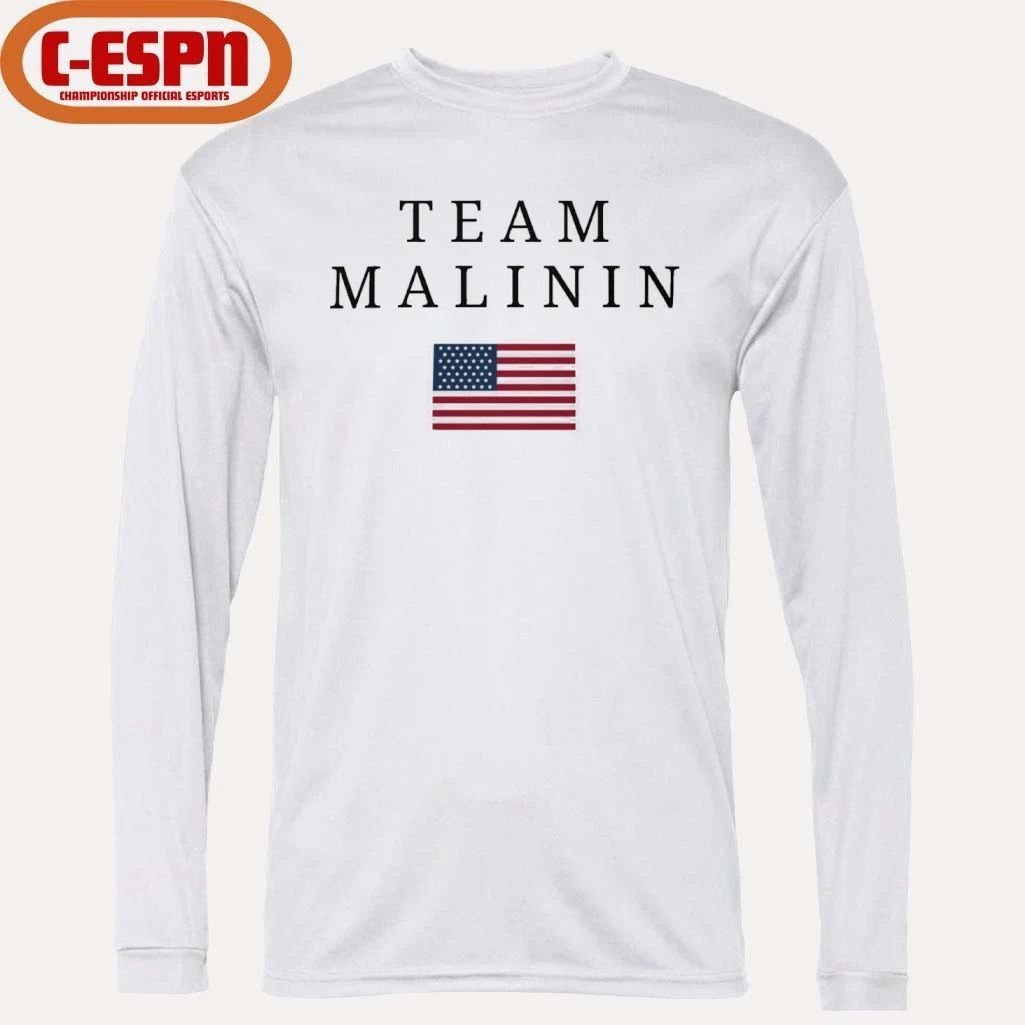 Ilia Malinin Team Malinin USA American Flag T-Shirt