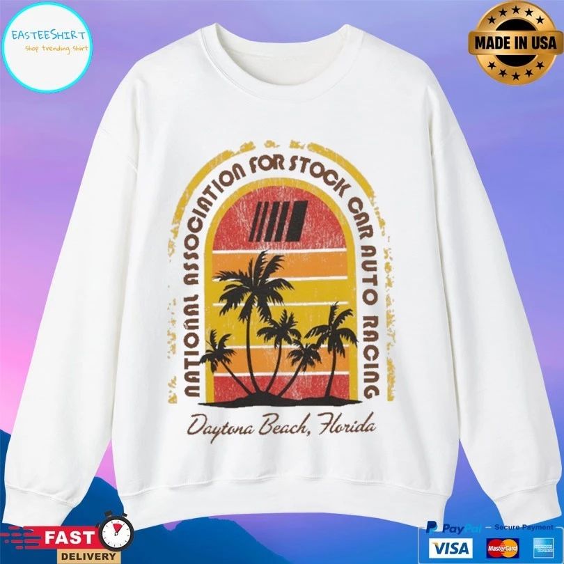 National Association For Stock Car Auto Racing Daytona Beach Florida T-shirts