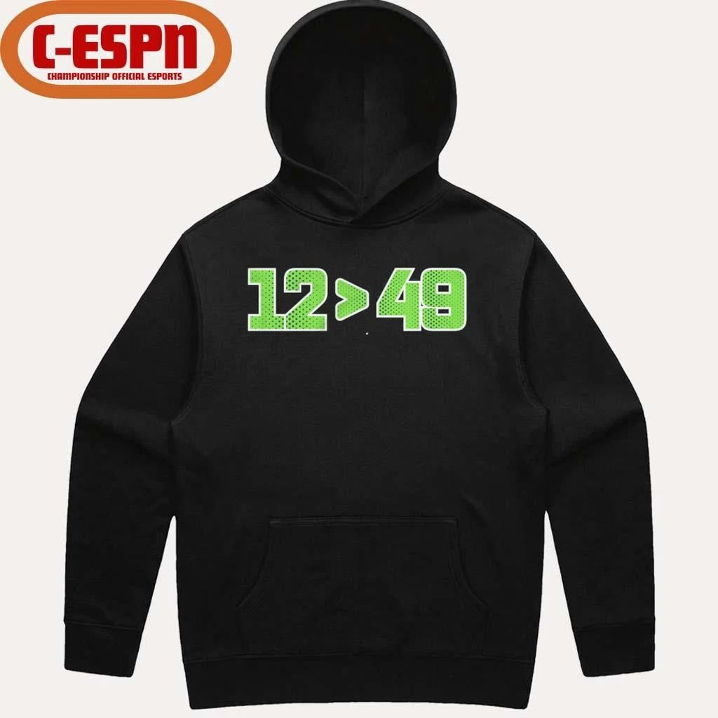 Seattle 12 Greater Than 49 T-Shirt